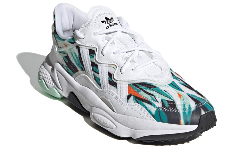 Lookbook adidas Ozweego 'Estampado Geométrico Jungla Tropical Blanco' FZ4089