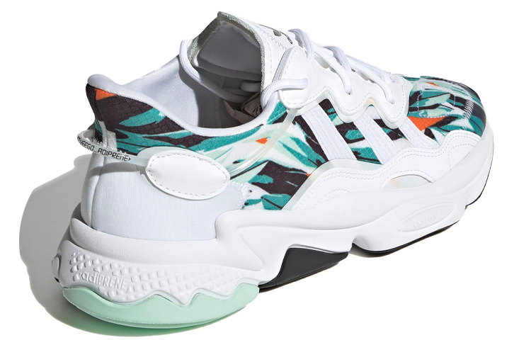 Shop adidas Ozweego 'Estampado Geométrico Jungla Tropical Blanco' FZ4089