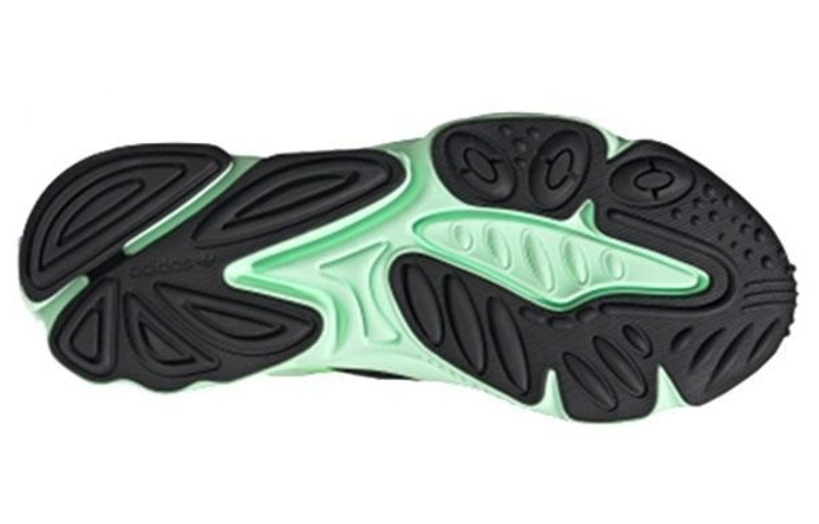 Shop adidas originals Ozweego Neon Green 低筒 運動休閒鞋 男女同款 螢光綠