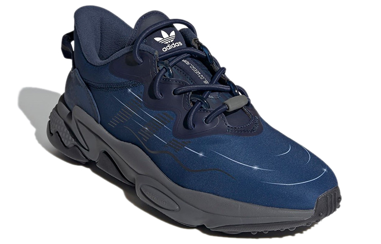 Lookbook adidas Ozweego 'Shooting Stars - Collegiate Navy' Biru Navy GZ8406