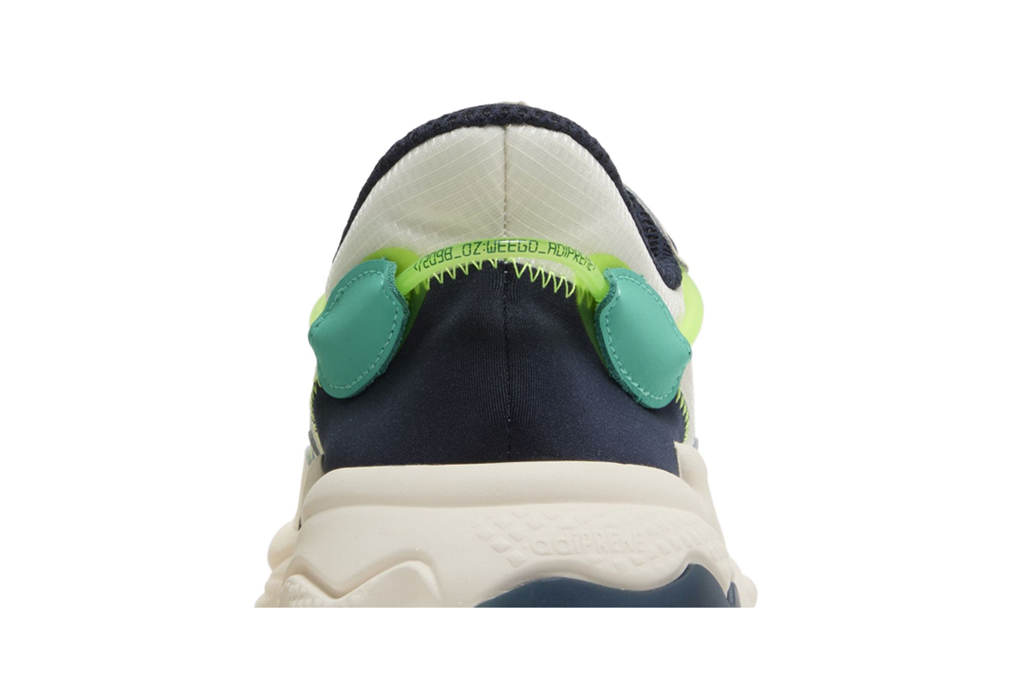 Sizing adidas Ozweego ''Blanc Signal Vert'' FY3124
