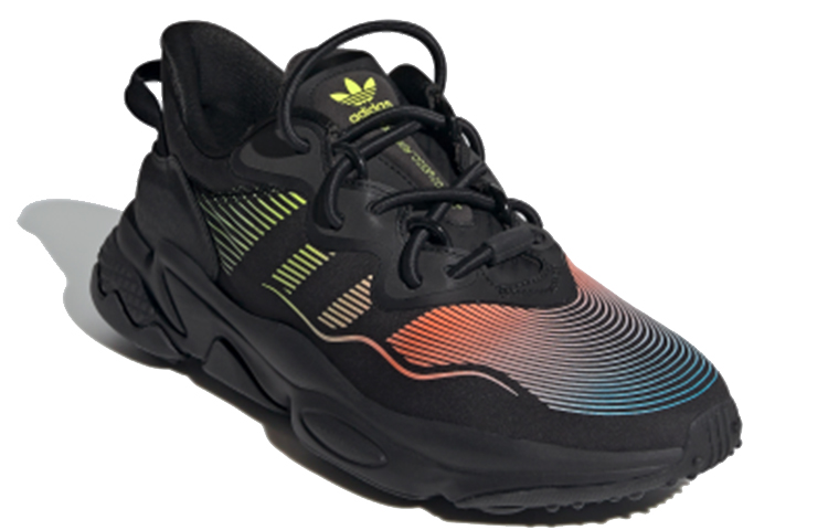 Lookbook 阿迪达斯 Ozweego 黑色 太阳黄 配色 运动鞋 G58800