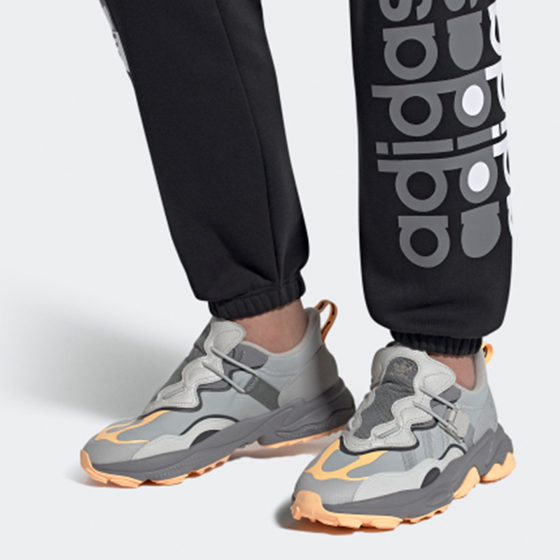 Sizing 아디다스 오즈위고 플립쉴드 '그레이 애시드 오렌지' FX6045