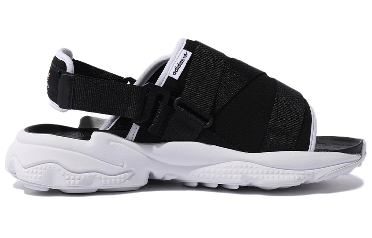 adidas Ozweego Sandal Black White Gold 圖 2