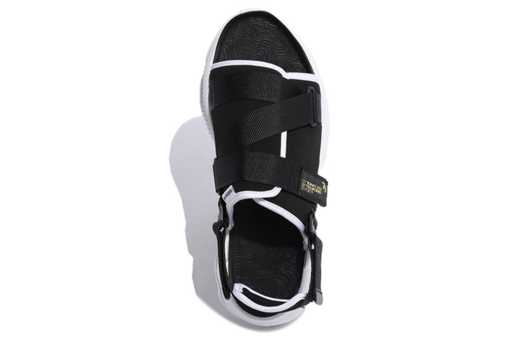 adidas Ozweego Sandal Black White Gold 圖 5