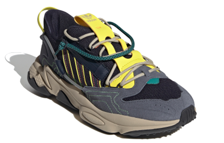 Lookbook アディダス Ozweego Zip 「レジェンドインク イエロー」 H67663