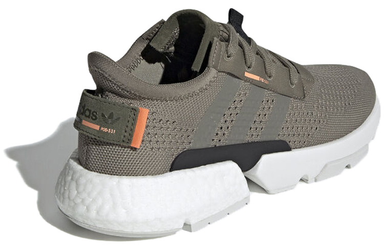 Lookbook adidas originals Pod-S3.1 低筒 跑步鞋 男款 棕綠