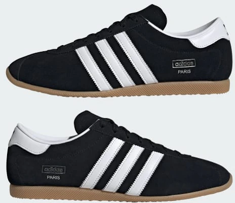 Adidas Paris Hitam/Putih/Gum KJ1012 Sizing Adidas Paris Hitam/Putih/Gum KJ1012