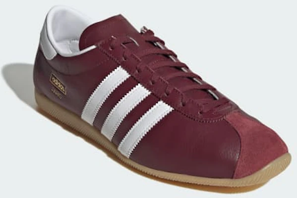 Adidas Paris Sneakers Schaduw Rood/Wolken Wit/Gumkleurig KJ1009 Details for Adidas Paris Sneakers Schaduw Rood/Wolken Wit/Gumkleurig KJ1009