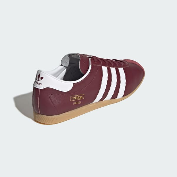 Details for 阿迪达斯巴黎运动鞋 暗红/云白/生胶 KJ1009