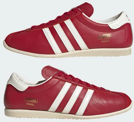 Adidas PARIS Edisi Khas Sneakers Merah/Victory Merah/Putih Krim IH6793 Sizing Adidas PARIS Edisi Khas Sneakers Merah/Victory Merah/Putih Krim IH6793