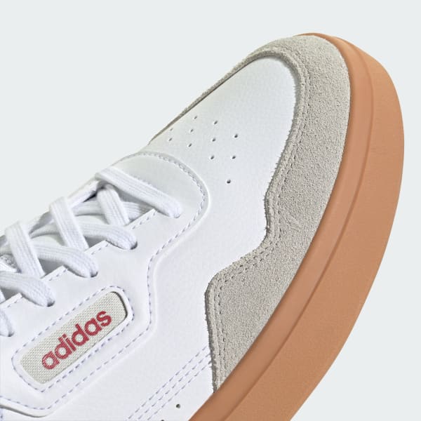 Cheap Adidas Park Street 2.0 Sneakers Putih/Scarlet/Gum JQ6107