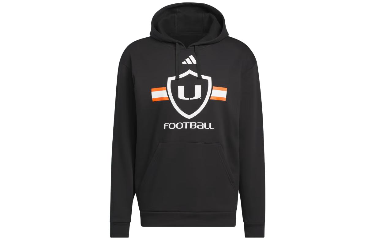 adidas Patterned Graphic Hoodie Black IU2965