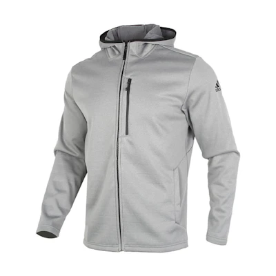 adidas Performance Fleece Jacket Grey - Warm Hooded Jacket GV3516