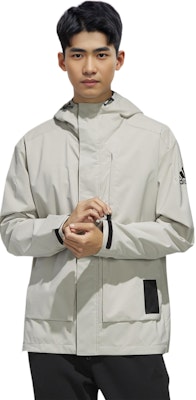 Adidas Performance Windbreaker Light Grey EH3743 Shop Adidas Performance Windbreaker Light Grey EH3743