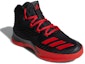 Lookbook adidas Pg 3 Mid Retro Bola Keranjang 'Hitam Merah' CG4798