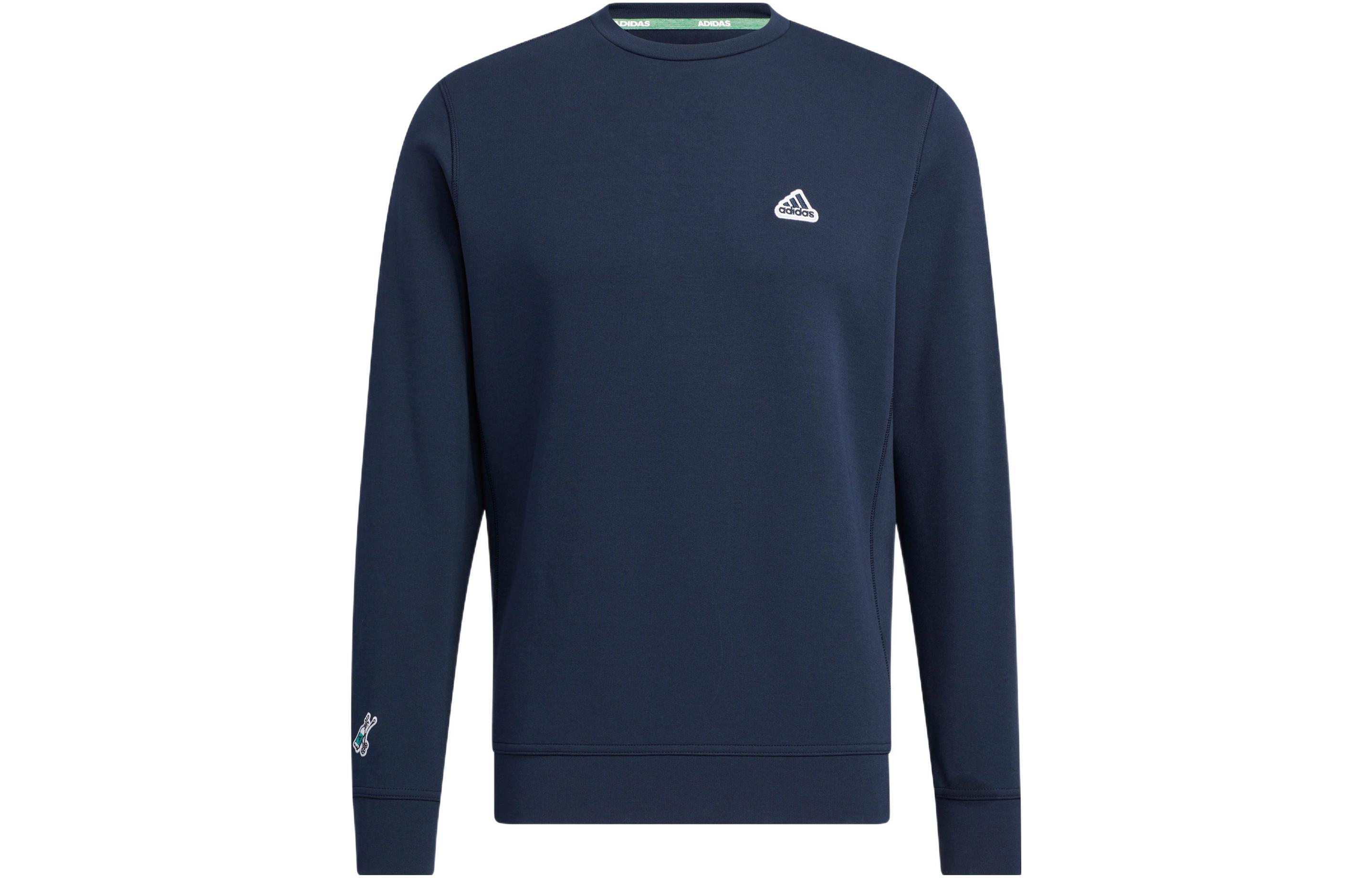 adidas PG Sweat Crew Logo Pullover Sweatshirt - Navy HG5789