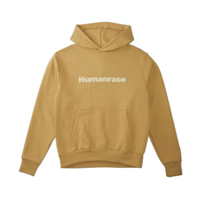 adidas Pharrell Williams Gold Hoodie Unisex Casual Breathable Pullover HG1816