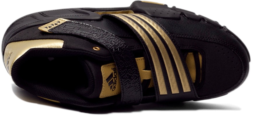 adidas 中幫 復古籃球鞋 男款 黑金色 Shop adidas 中幫 復古籃球鞋 男款 黑金色