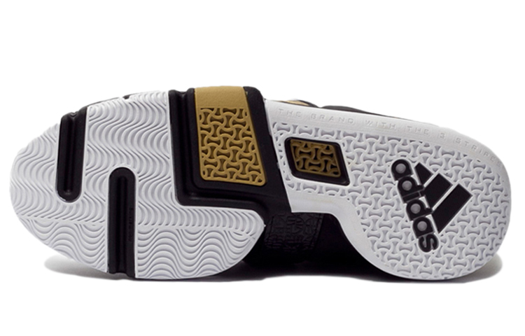 Details for adidas 中幫 復古籃球鞋 男款 黑金色