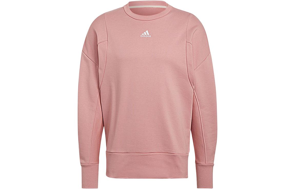 adidas Pink Crewneck Pullover Sweatshirt - Breathable Activewear HB0479