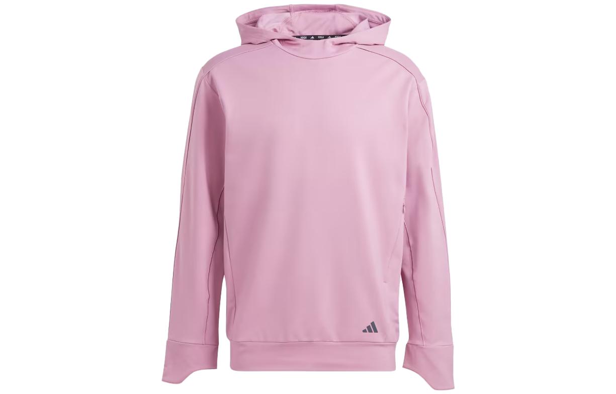 adidas Pink Letter Graphic Hoodie Long Sleeve Sweatshirt IN7924