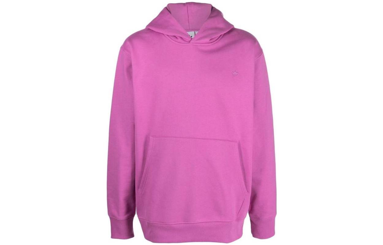 adidas Pink Oversized Casual Long-Sleeve Hoodie HK0303