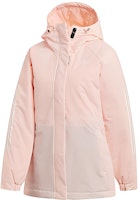 adidas Pink Unisex Casual Hooded Puffer Jacket Winter Edition FT2594 adidas Pink Unisex Casual Hooded Puffer Jacket Winter Edition FT2594