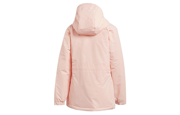 Lookbook adidas 粉色男女連帽羽絨外套冬季版 FT2594