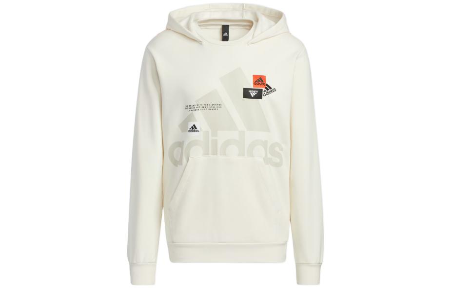 adidas Pink White Logo Graphic Crewneck Sweatshirt HN8981