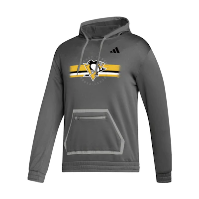 adidas Pittsburgh Penguins Graphic Hockey Hoodie Grey () IK6650