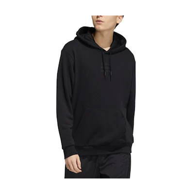 adidas Plain Cotton Pullover Sweatshirt Black H14214