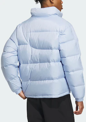 阿迪达斯简约标志粉蓝色羽绒服男女通用休闲运动外套 IK2418 Shop 阿迪达斯简约标志粉蓝色羽绒服男女通用休闲运动外套 IK2418