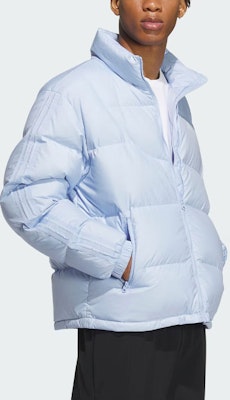 阿迪达斯简约标志粉蓝色羽绒服男女通用休闲运动外套 IK2418 Purchase 阿迪达斯简约标志粉蓝色羽绒服男女通用休闲运动外套 IK2418