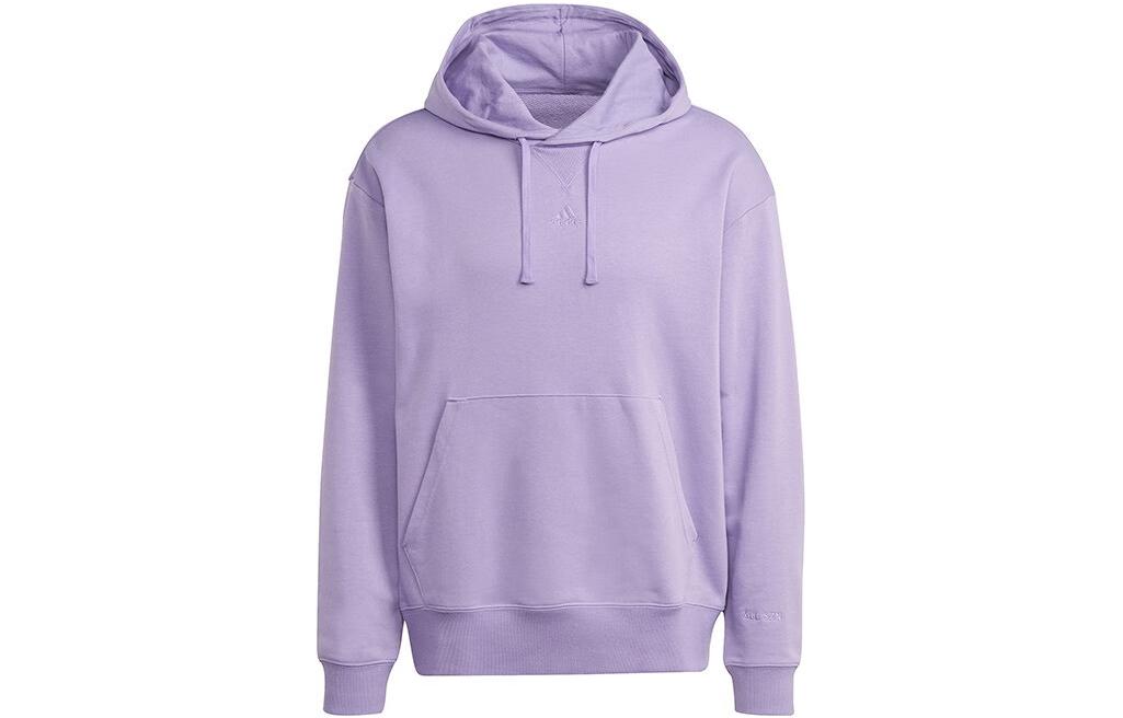 adidas Plain Logo Hoodie Violet IC9764