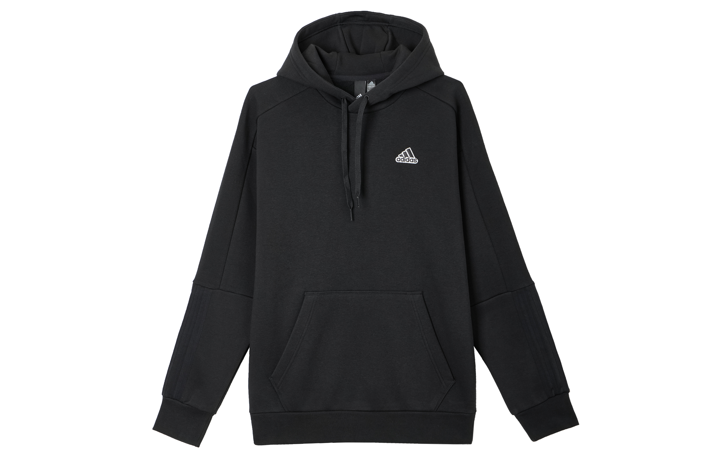 adidas Plain Logo Pullover Retro Sweatshirt - Black HG1850