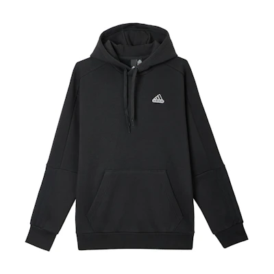 adidas Plain Logo Pullover Retro Sweatshirt - Black HG1850