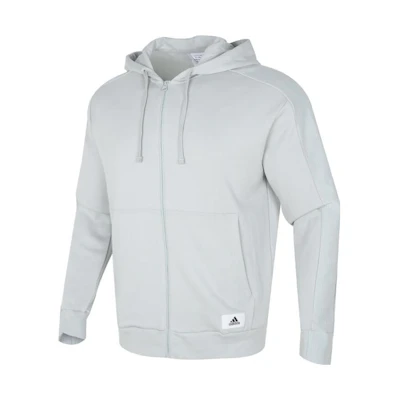 adidas Plain Logo Zip-Up Jacket Silver (Japan Edition) IQ3425-JAPAN