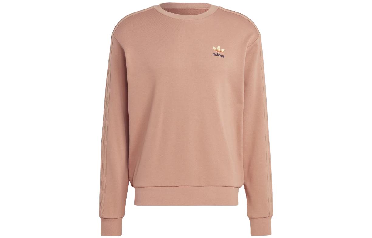 adidas Planet Crew Graphic Sweatshirt Clay Layer Cartoon Print Long Sleeve IC8863