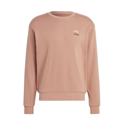 adidas Planet Crew Graphic Sweatshirt Clay Layer Cartoon Print Long Sleeve IC8863
