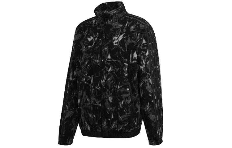 adidas Polar Fleece AOP Black Fleece Jacket GD0007