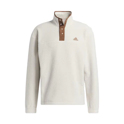 adidas Polar Fleece Pullover High-Neck Sweatshirt White () IU3162
