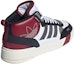 Purchase adidas originals Post Up 圓頭繫帶 減震耐磨 中筒 板鞋 男女款 紅黑白