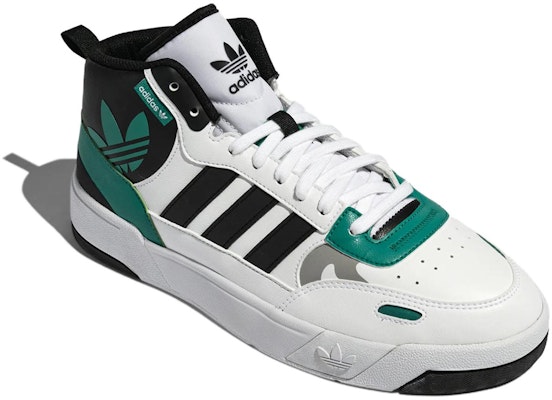 アディダス ポストアップ 白黒緑 ID4094 Lookbook アディダス ポストアップ 白黒緑 ID4094