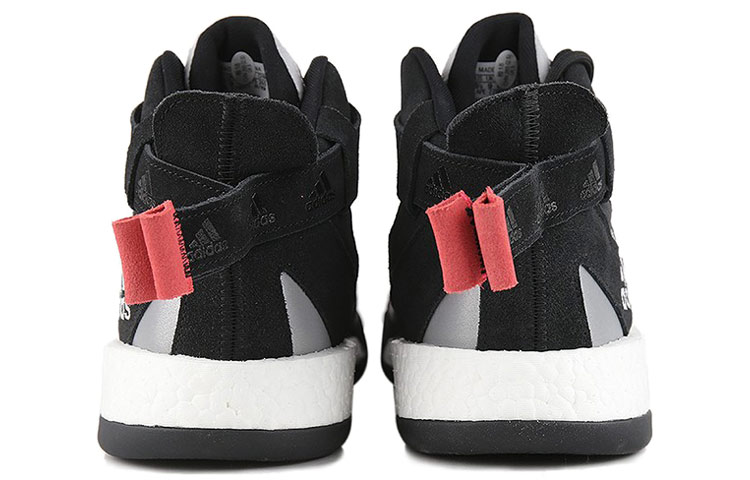 Shop adidas Posterize 高筒 復古籃球鞋 男款 黑紅