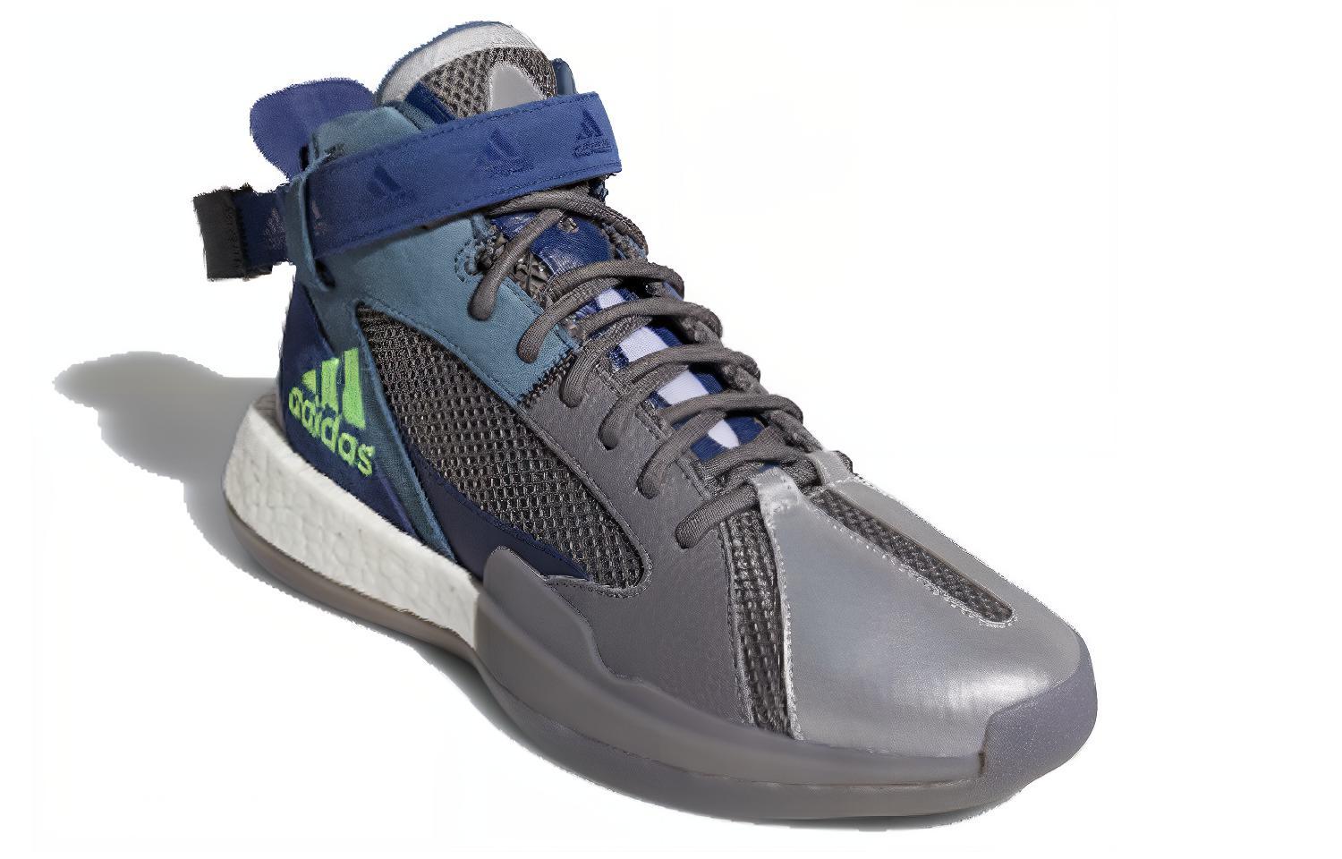 Order adidas Posterize 拼接 中筒 籃球鞋 男款 遺跡藍