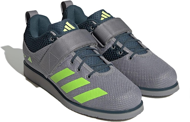 adidas Powerlift 5 'Grey Lucid Lemon' HP6856 Lookbook adidas Powerlift 5 'Grey Lucid Lemon' HP6856
