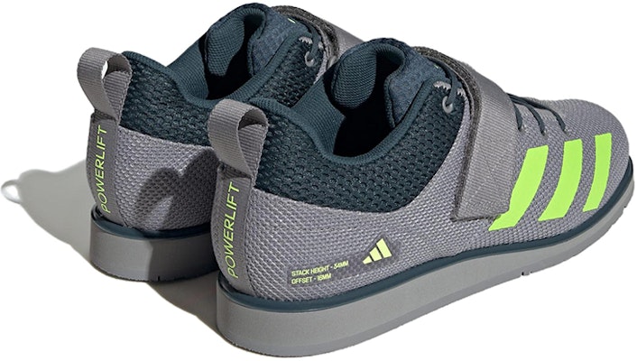 adidas Powerlift 5 'Grey Lucid Lemon' HP6856 Shop adidas Powerlift 5 'Grey Lucid Lemon' HP6856