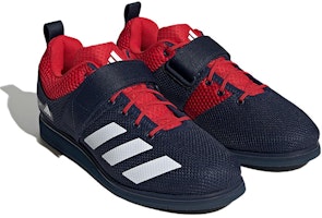 adidas Powerlift 5 'Tim Navy Biru Lebih Scarlet' HQ3530 Lookbook adidas Powerlift 5 'Tim Navy Biru Lebih Scarlet' HQ3530