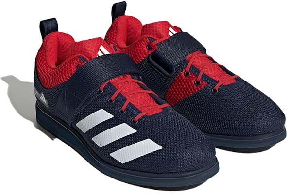 adidas Powerlift 5 'Team Navy Blue Better Scarlet' HQ3530 Lookbook adidas Powerlift 5 'Team Navy Blue Better Scarlet' HQ3530